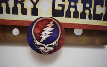 Load image into Gallery viewer, Jerry Garcia 3D portrait on wood / 1960's Rock and Roll art / Jerry Garcia art / classic rock painting / rock music portrait / Jerry Garcia print / classic rock art / 1960s music art / The Grateful Dead art / The Grateful Dead painting / The Grateful Dead print / Deadhead art / Jessie Buddell / Primalscenes.com / Primal Scenes