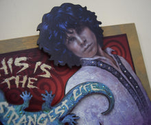 Load image into Gallery viewer, Jim Morrison 3D portrait on wood / 1960's Rock and Roll art / Jim Morrison art / classic rock painting / rock music portrait / Jim Morrison print / classic rock art / 1960s music art / The Doors art / The Doors painting / The Doors print / Jessie Buddell / Primalscenes.com / Primal Scenes