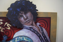 Load image into Gallery viewer, Jim Morrison 3D portrait on wood / 1960's Rock and Roll art / Jim Morrison art / classic rock painting / rock music portrait / Jim Morrison print / classic rock art / 1960s music art / The Doors art / The Doors painting / The Doors print / Jessie Buddell / Primalscenes.com / Primal Scenes