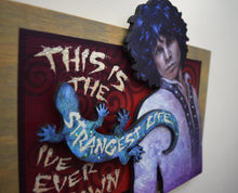 Load image into Gallery viewer, Jim Morrison 3D portrait on wood / 1960's Rock and Roll art / Jim Morrison art / classic rock painting / rock music portrait / Jim Morrison print / classic rock art / 1960s music art / The Doors art / The Doors painting / The Doors print / Jessie Buddell / Primalscenes.com / Primal Scenes