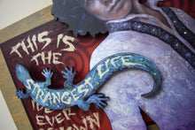 Load image into Gallery viewer, Jim Morrison 3D portrait on wood / 1960's Rock and Roll art / Jim Morrison art / classic rock painting / rock music portrait / Jim Morrison print / classic rock art / 1960s music art / The Doors art / The Doors painting / The Doors print / Jessie Buddell / Primalscenes.com / Primal Scenes