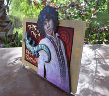 Load image into Gallery viewer, Jim Morrison 3D portrait on wood / 1960's Rock and Roll art / Jim Morrison art / classic rock painting / rock music portrait / Jim Morrison print / classic rock art / 1960s music art / The Doors art / The Doors painting / The Doors print / Jessie Buddell / Primalscenes.com / Primal Scenes