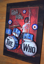 Load image into Gallery viewer, KEITH MOON 3D LARGE portrait on wood