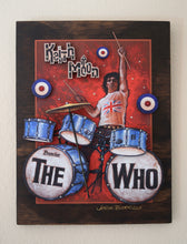 Load image into Gallery viewer, KEITH MOON 3D portrait on wood