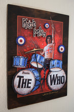 Load image into Gallery viewer, KEITH MOON 3D portrait on wood