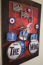 Load image into Gallery viewer, KEITH MOON 3D portrait on wood