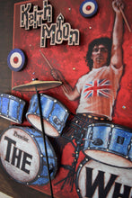 Load image into Gallery viewer, KEITH MOON 3D portrait on wood