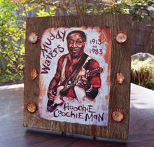 Load image into Gallery viewer, Muddy Waters with guitar large