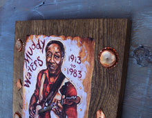 Load image into Gallery viewer, Muddy Waters with guitar large