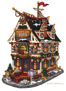 Design/illustration - village - Noah's Art Toy Shop