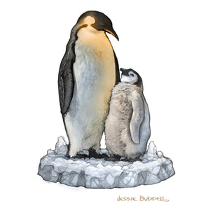 Penguins illustration - figurine
