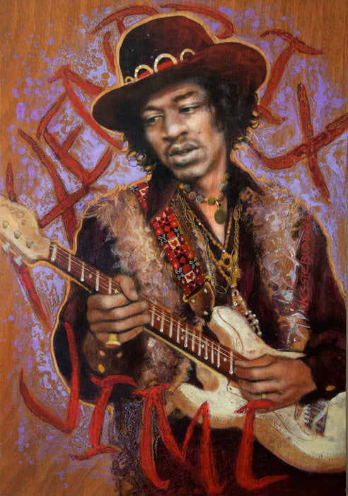 Jimi Hendrix original painting